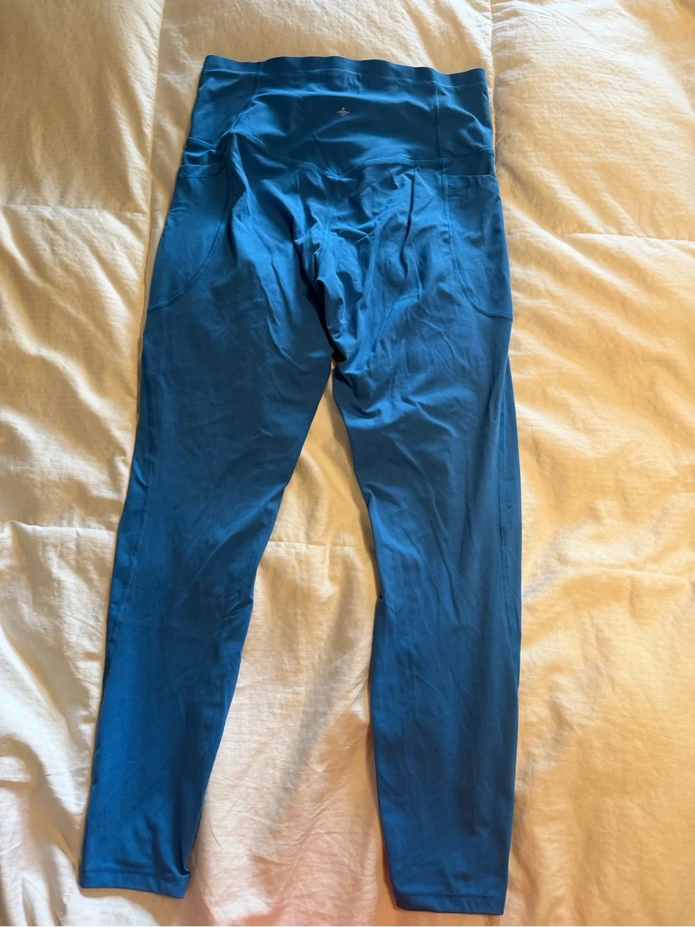 Halara Medium Teal Blue High-Waist Leggings, NWT, $25